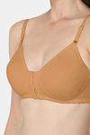 Intimacy Double Layered Non Wired Medium Coverage T-Shirt Bra - Dark Skin — thumbnail 10